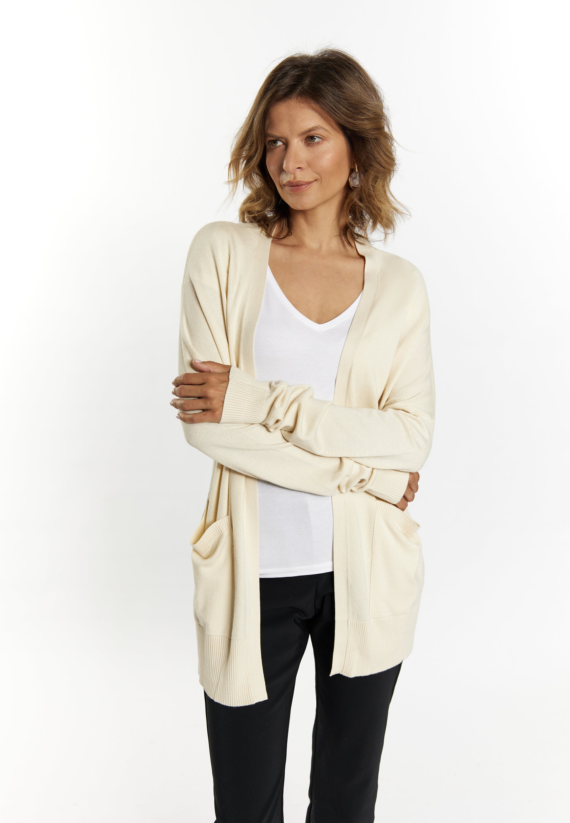 usha BLACK LABEL Women's Knit Cardigan