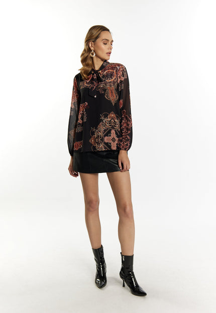 Faina Women's Blouse With Baroque Print