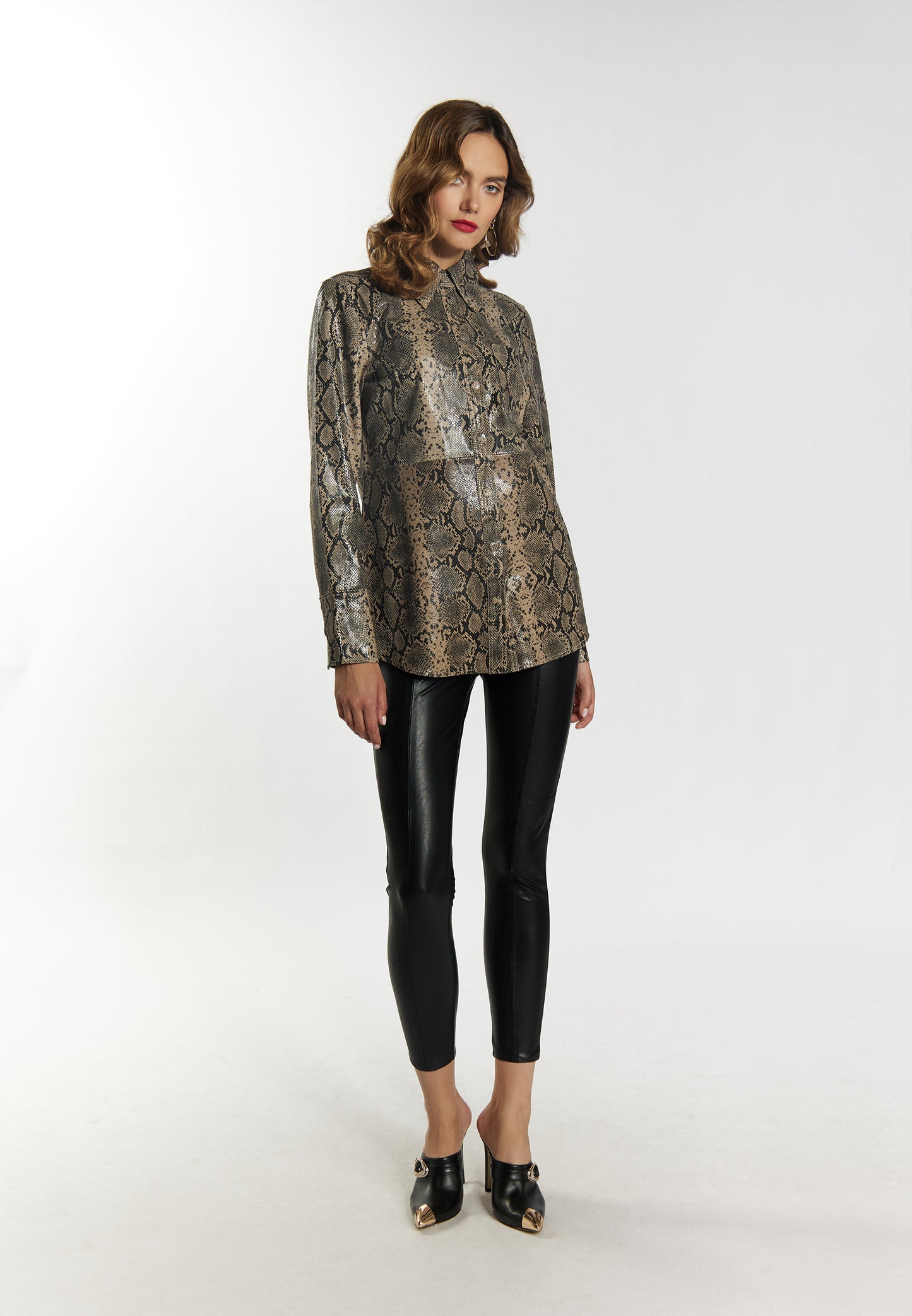 faina Koszula skórzana dla Kobiety