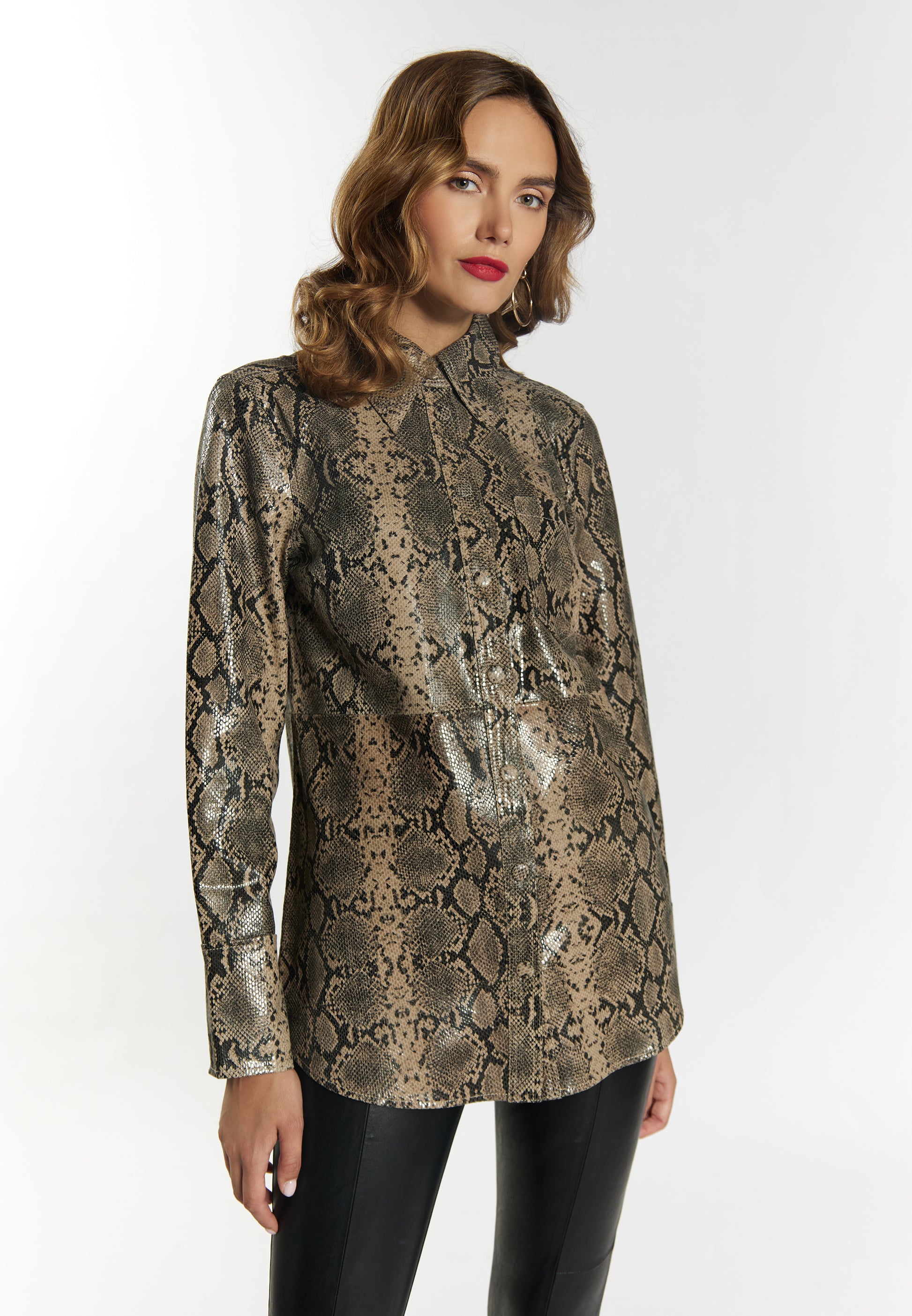 faina Koszula skórzana dla Kobiety