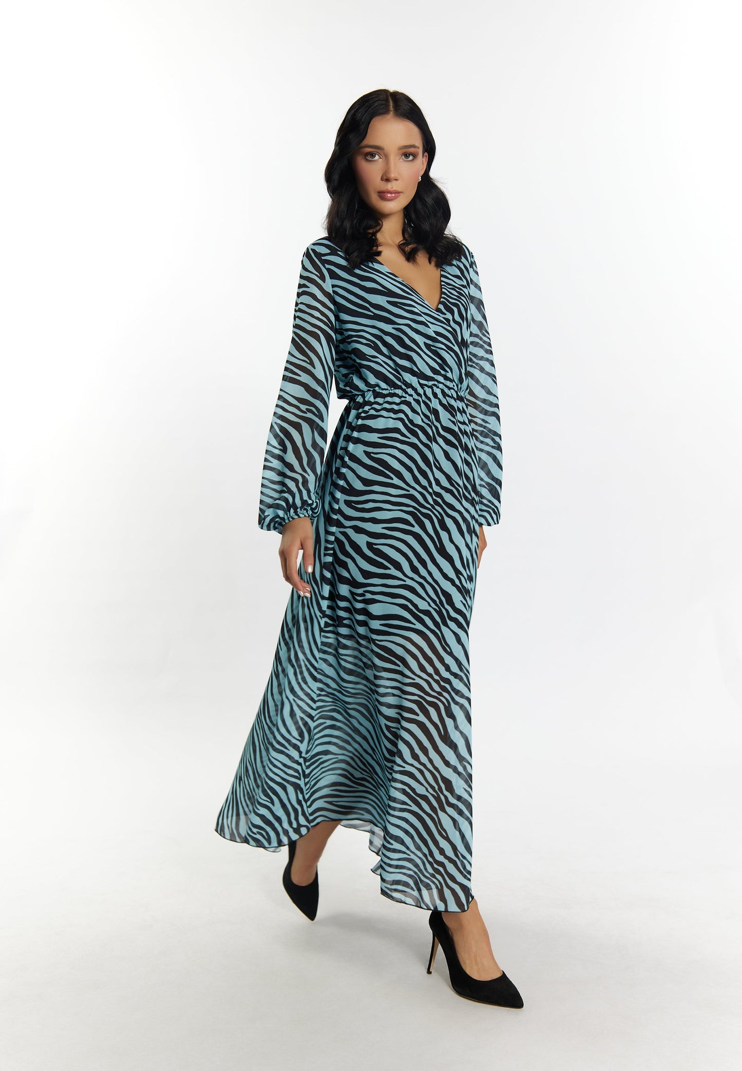 Faina Women's Zebra Print Dress