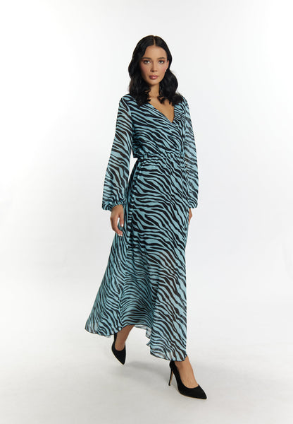Faina Women's Zebra Print Dress