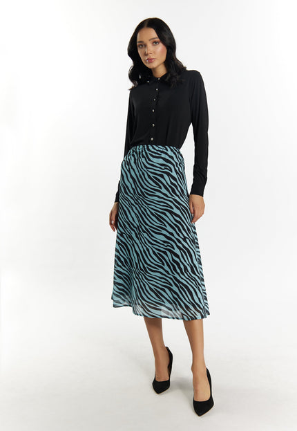 Faina Women's Zebra Print Skirt