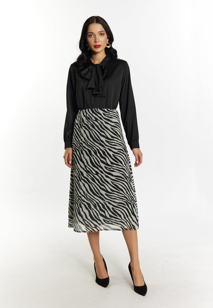 Faina Women's Zebra Print Skirt