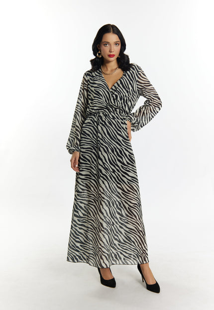 Faina Women's Zebra Print Dress