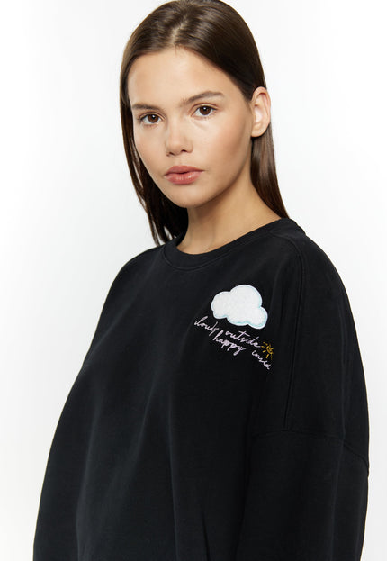 Mymo Women's Sweatshirt With Appliqué