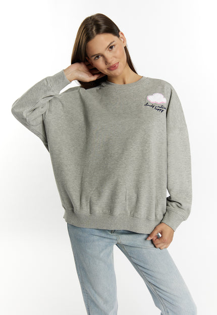 myMo Damen Cropped Sweatshirt