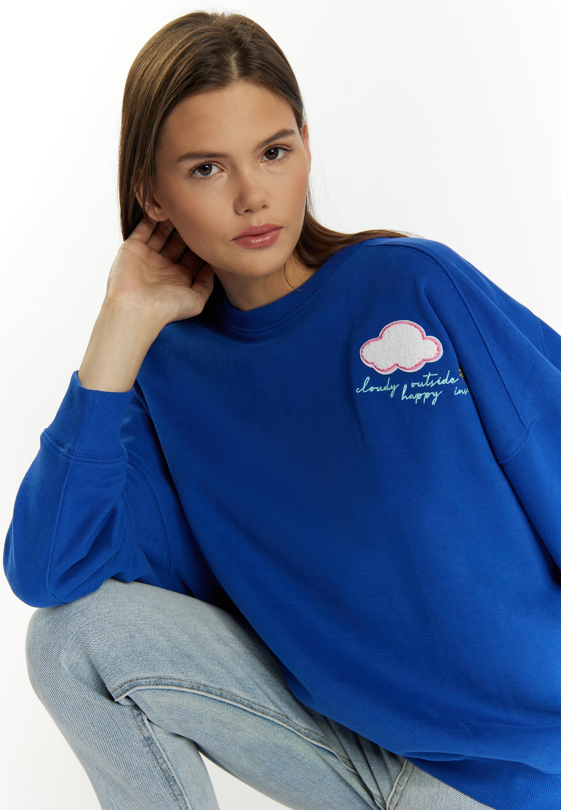 Mymo Women's Sweatshirt With Appliqué