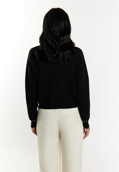 Faina Women's Cardigan With Pearls