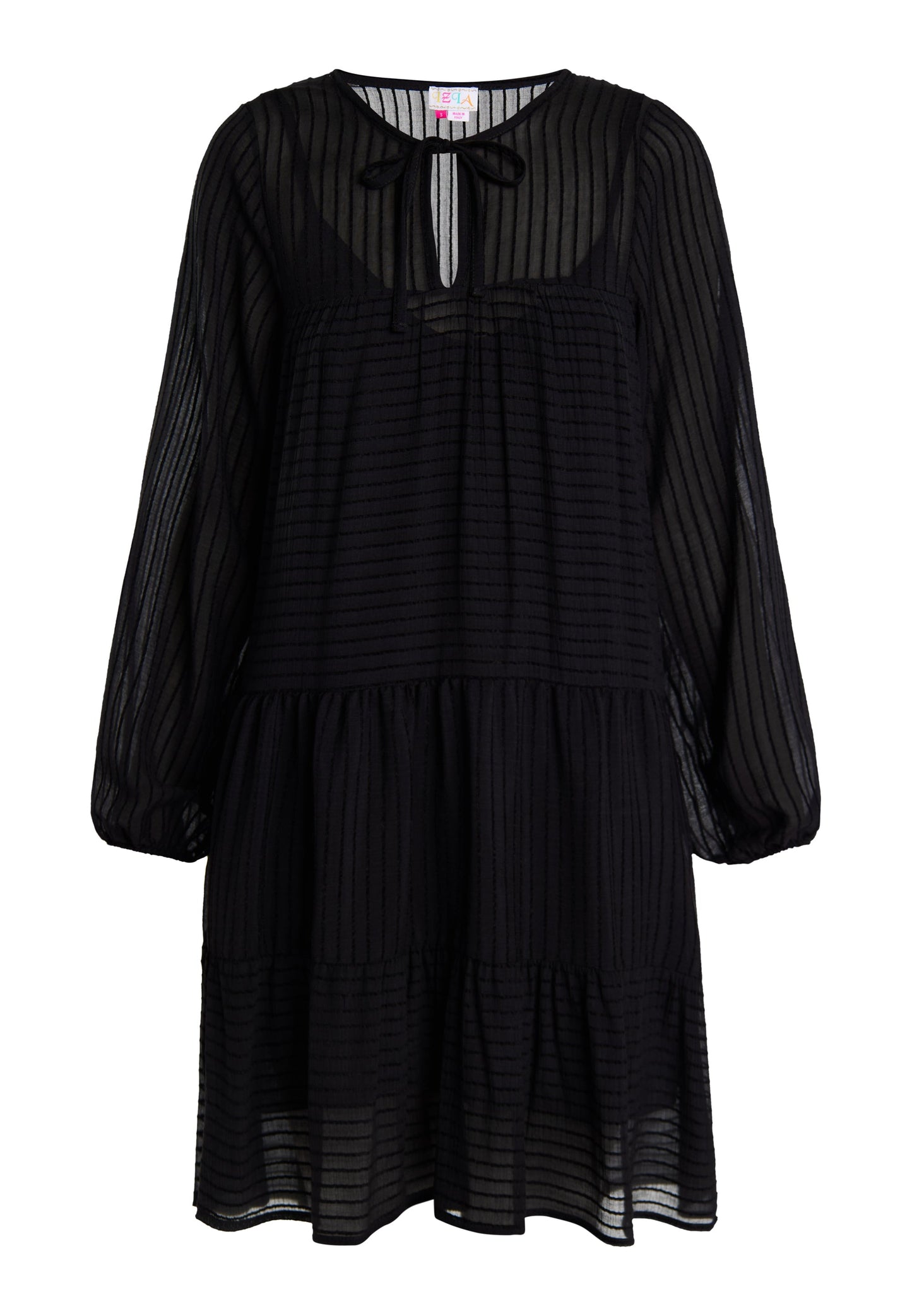 Izia Women's Midi Dress In A Striped Design