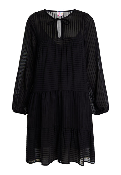 Izia Women's Midi Dress In A Striped Design