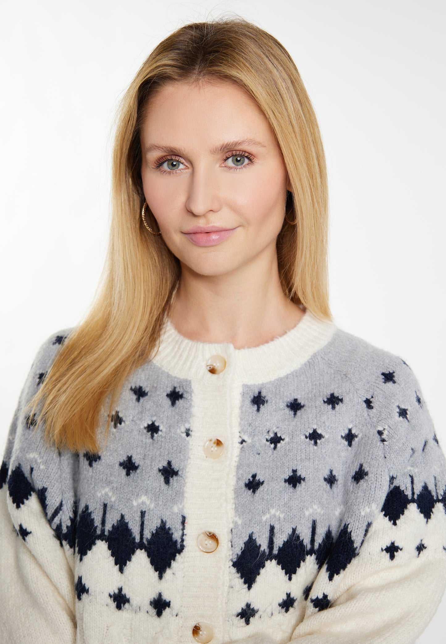 usha BLUE LABEL Damen Strick-Cardigan