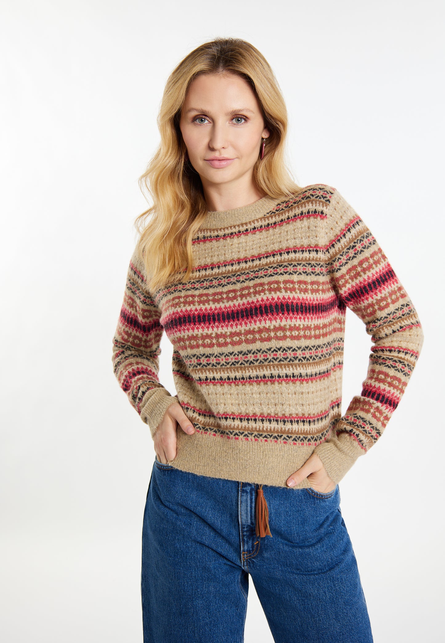usha FESTIVAL Women's Knit Sweater