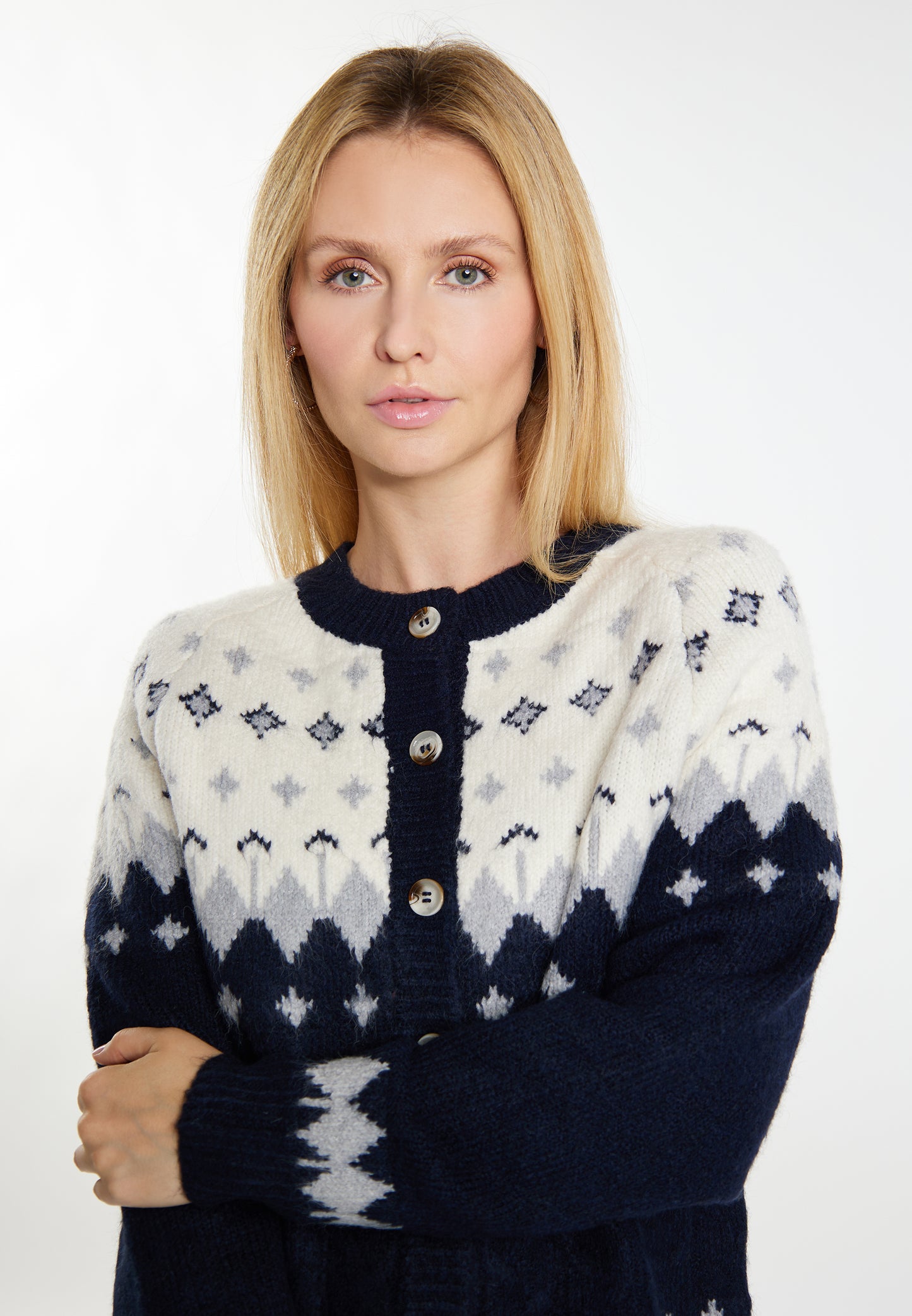 usha BLUE LABEL Damen Strick-Cardigan