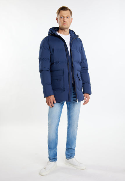 Dreimaster maritim Men's Parka + Shopping Bag - Set