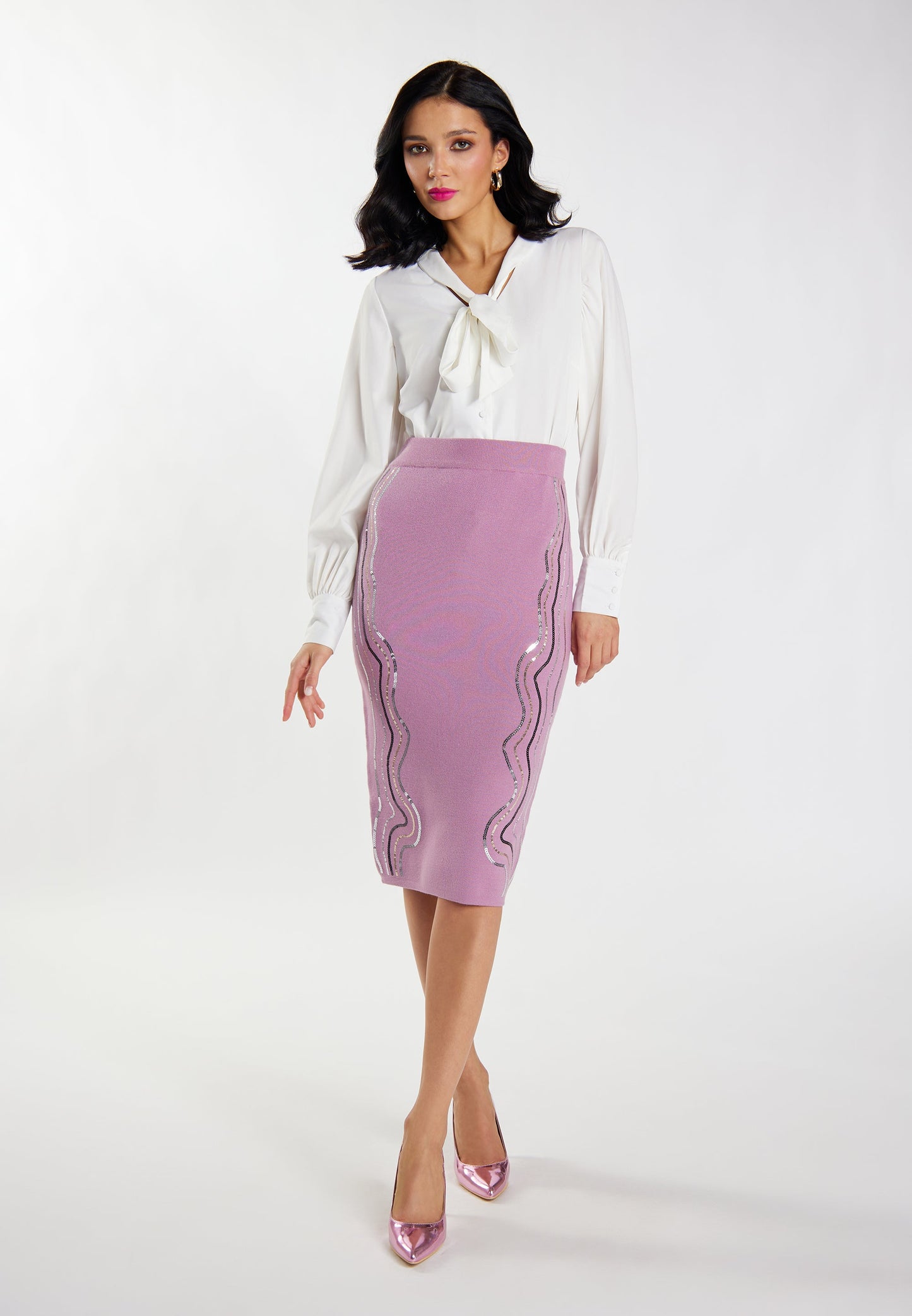 Faina Women's Knit Midi Skirt