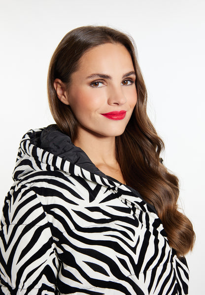 faina Kobiety Długi Pikowany Płaszcz