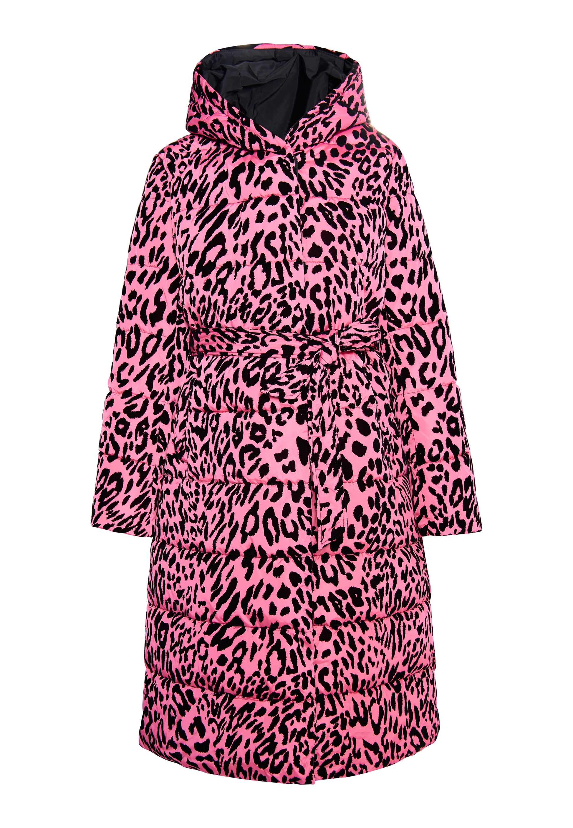 faina Kobiety Długi Pikowany Płaszcz