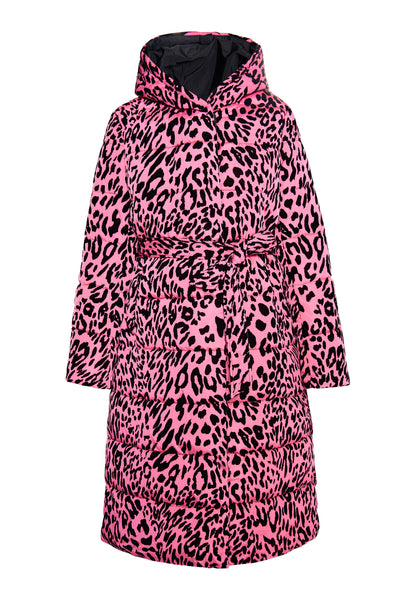 faina Kobiety Długi Pikowany Płaszcz