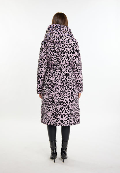 faina Kobiety Długi Pikowany Płaszcz