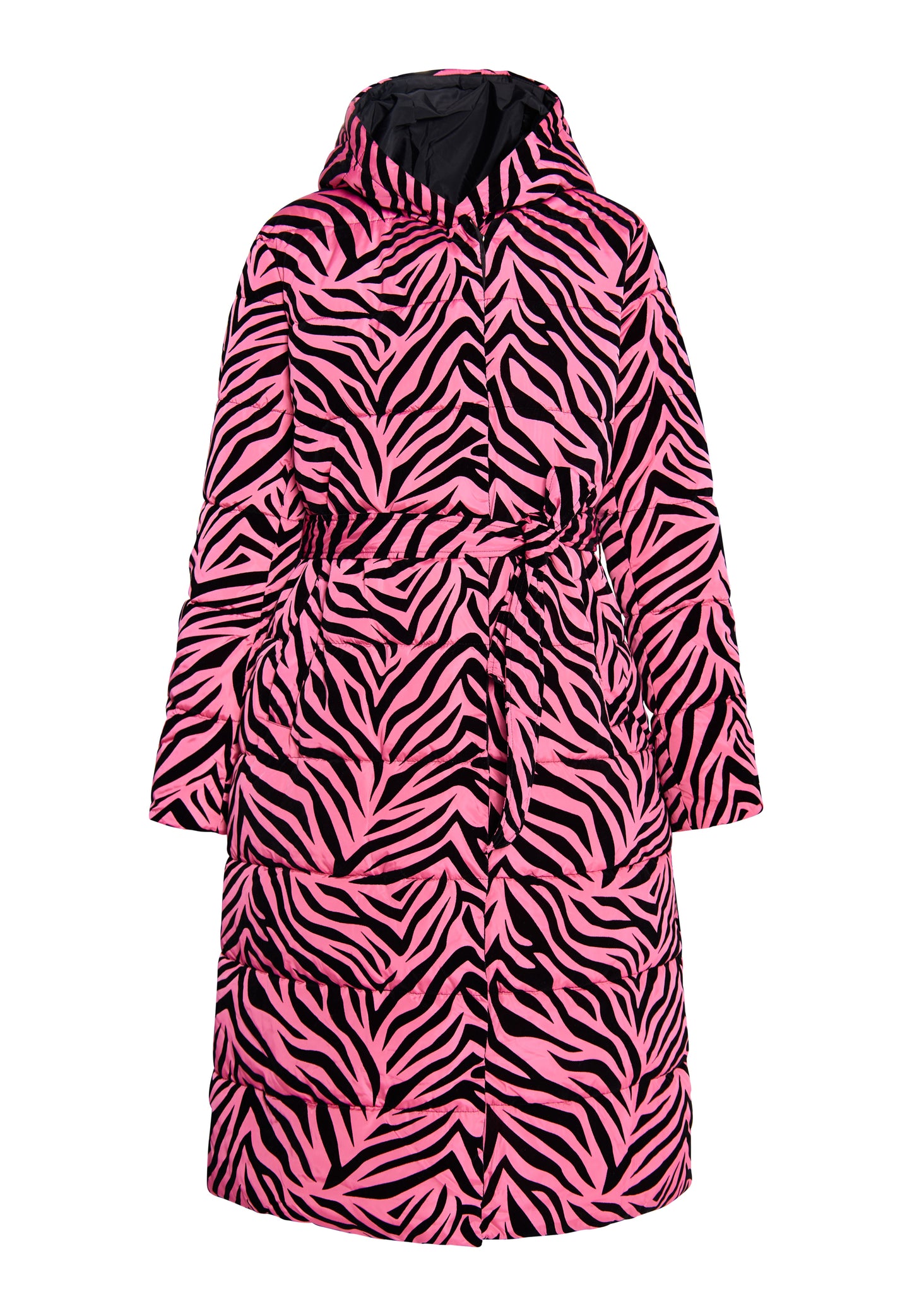 faina Kobiety Długi Pikowany Płaszcz