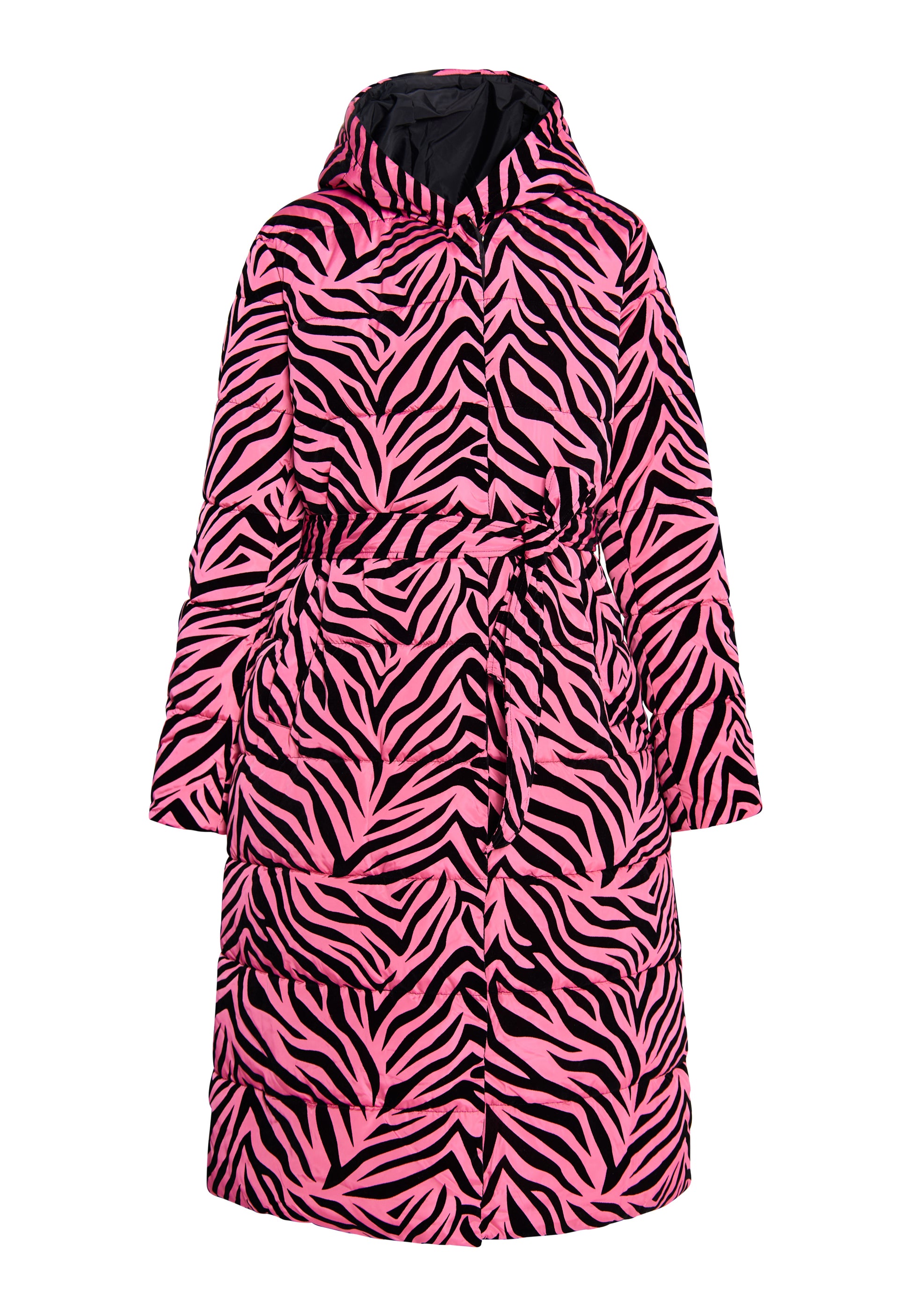 faina Kobiety Długi Pikowany Płaszcz