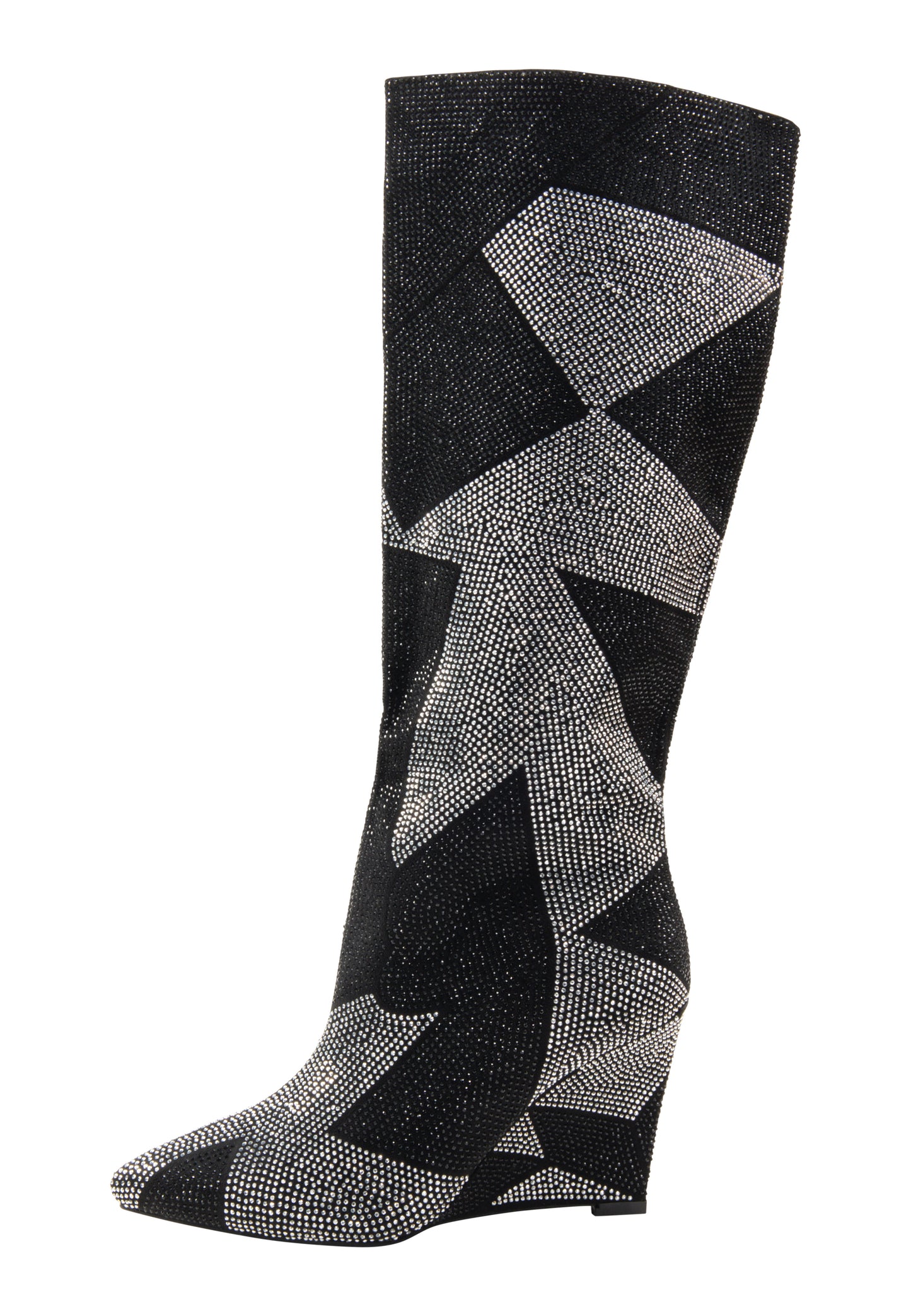 faina Kobiety botki z ozdobą z kryształków