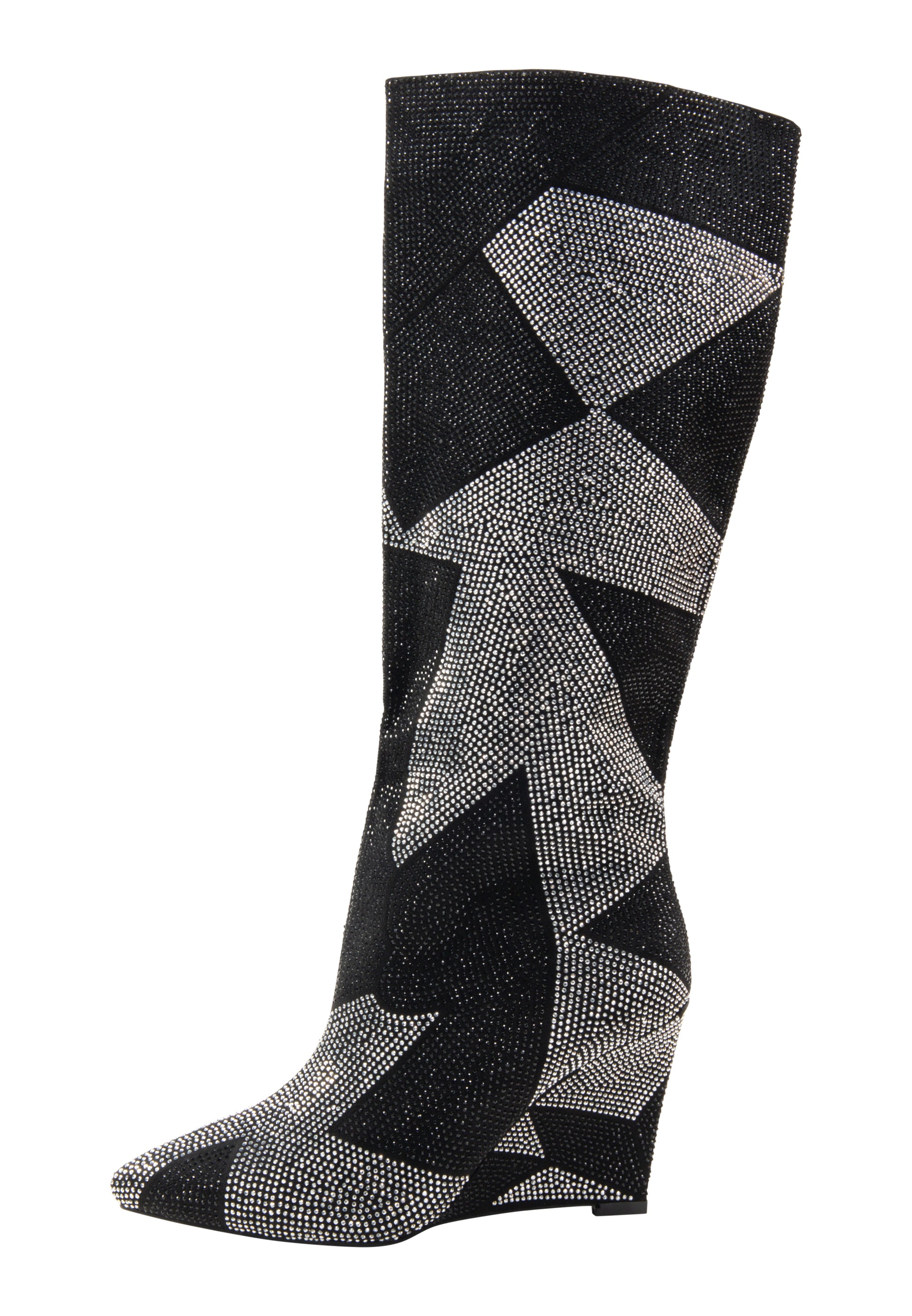 faina Kobiety botki z ozdobą z kryształków