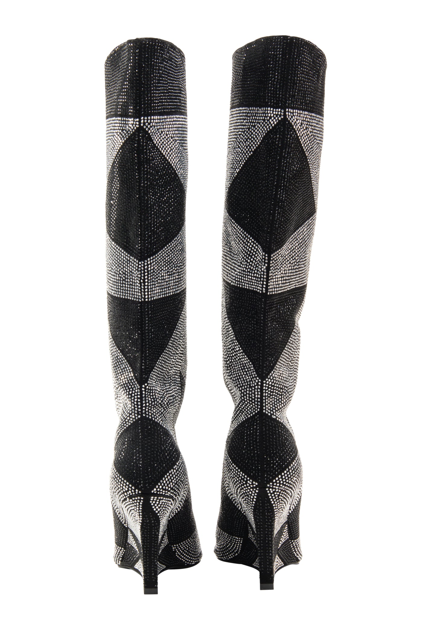 faina Kobiety botki z ozdobą z kryształków