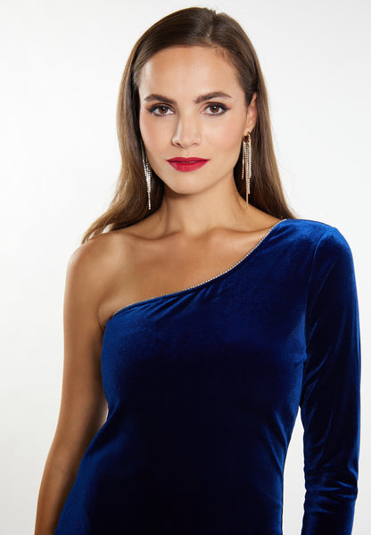 faina Kobiety Sukienka Mini na jedno ramię