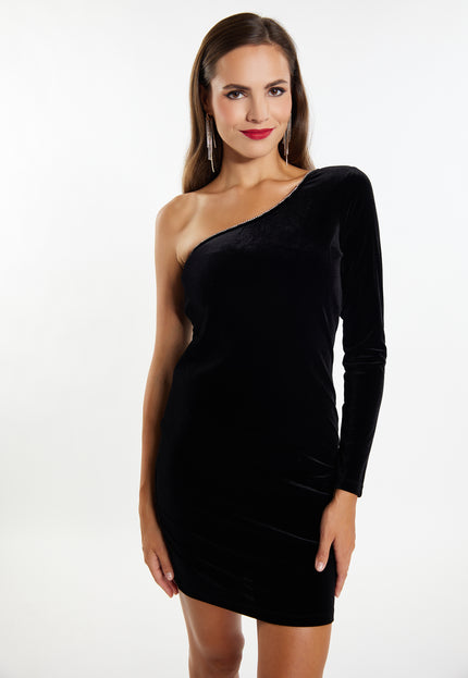 faina Damen One Shoulder Mini Kleid