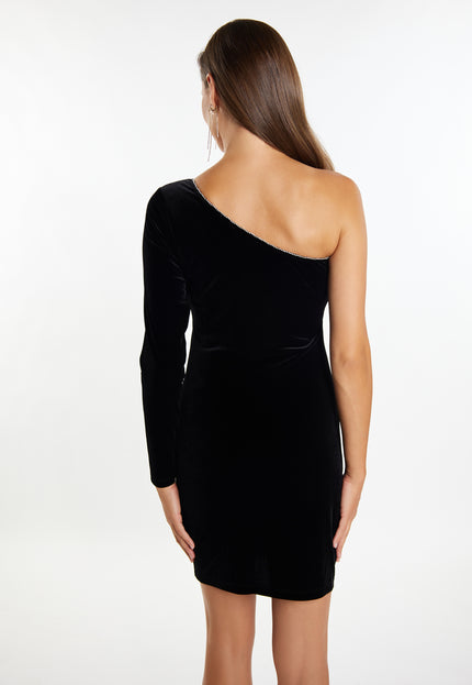 faina Damen One Shoulder Mini Kleid