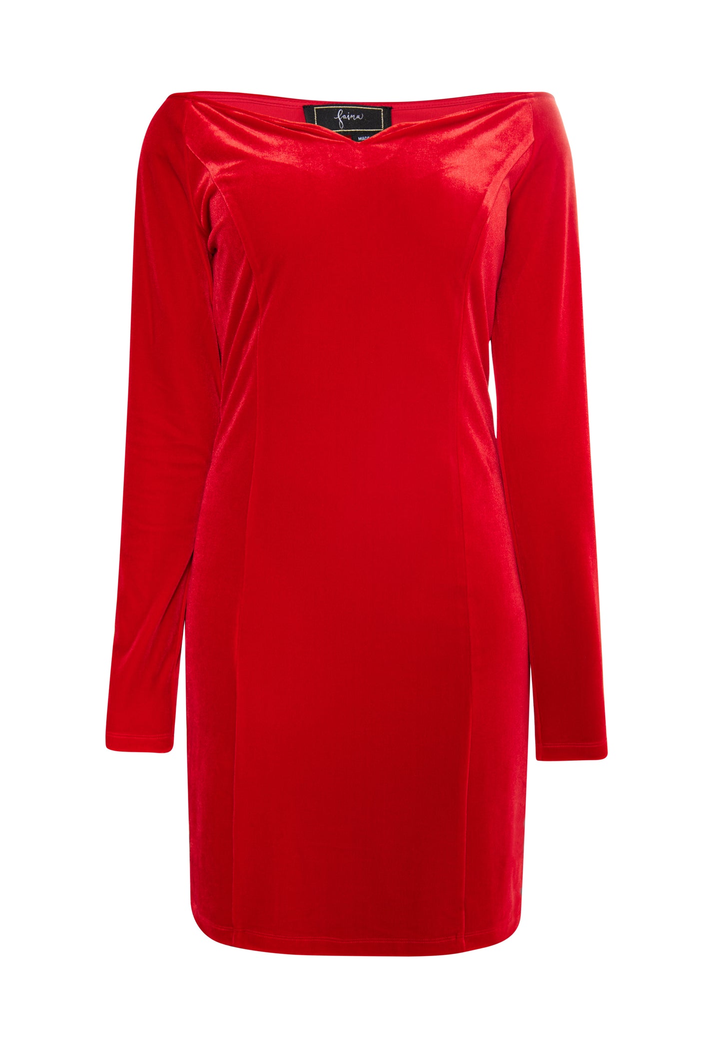 faina Kobiety Mini Sukienka z długim rękawem