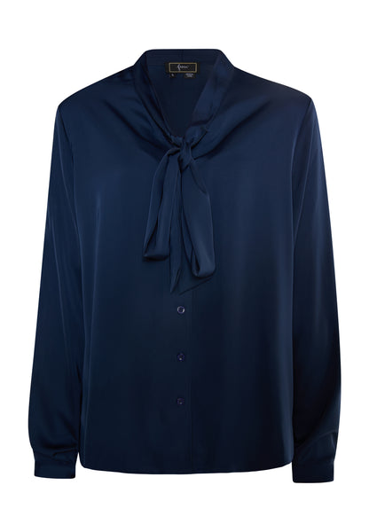 faina Kobiety Bluzka z wiązaniem przy szyi