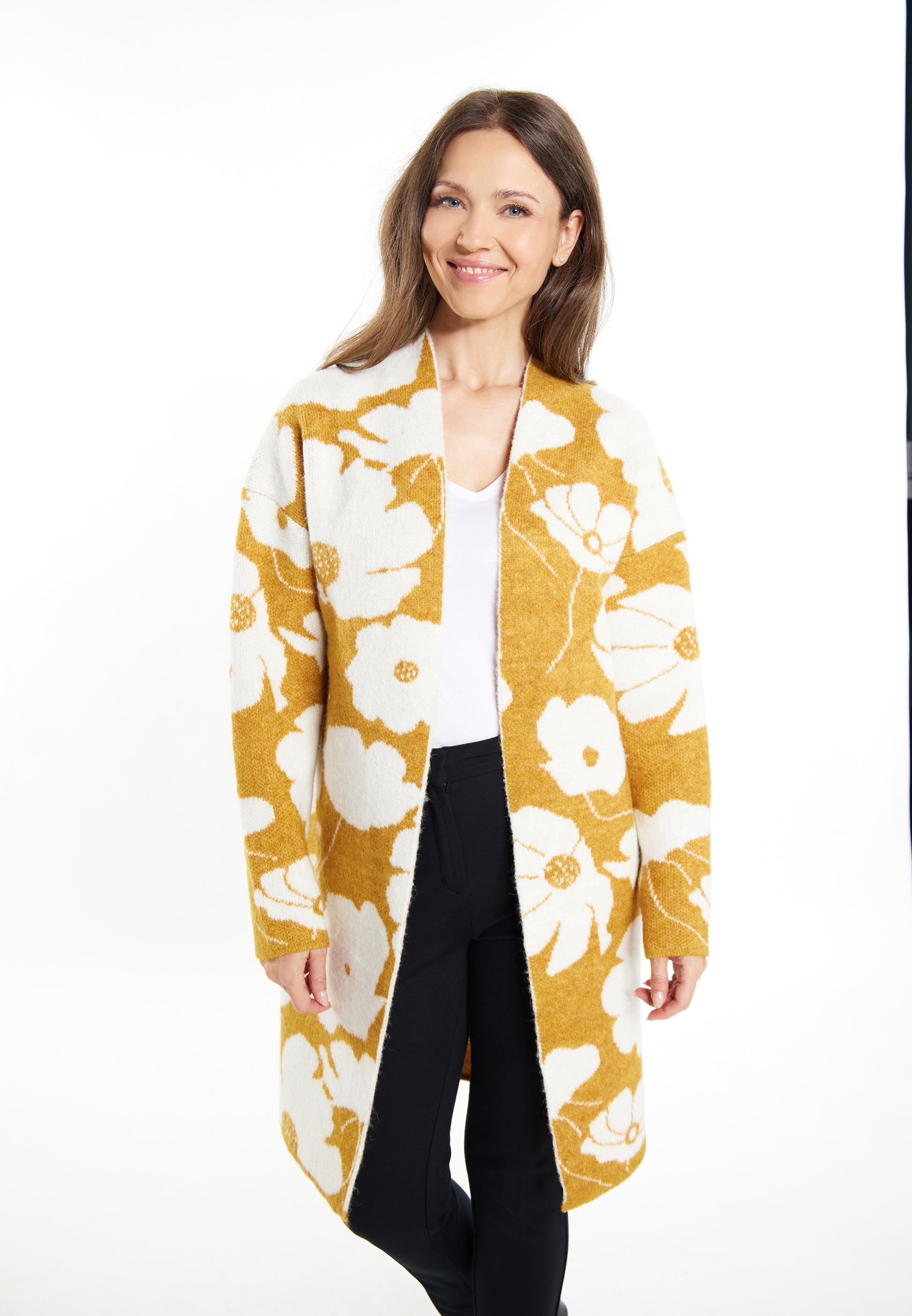 usha Women's Knit Cardigan