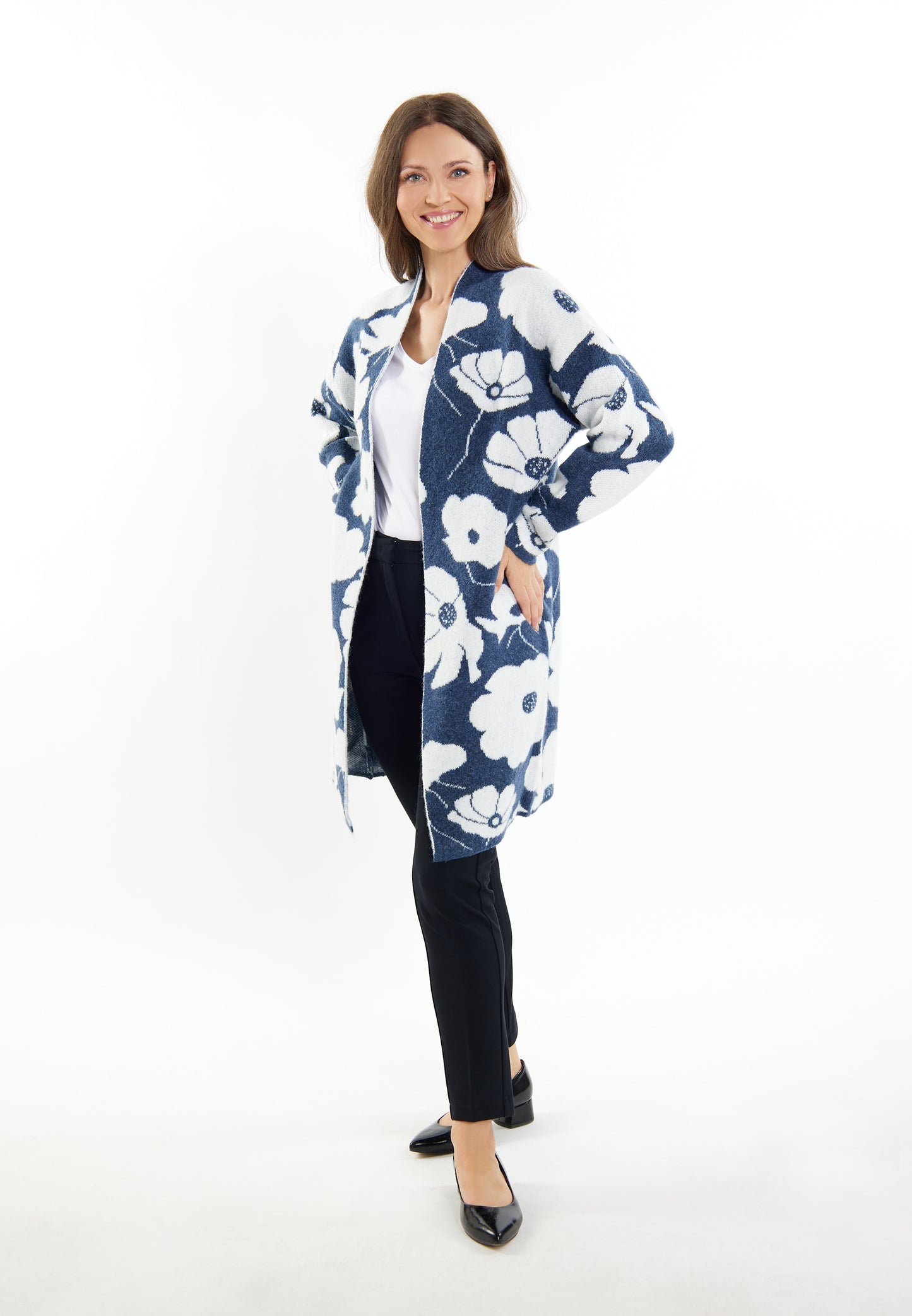 usha Women's Knit Cardigan