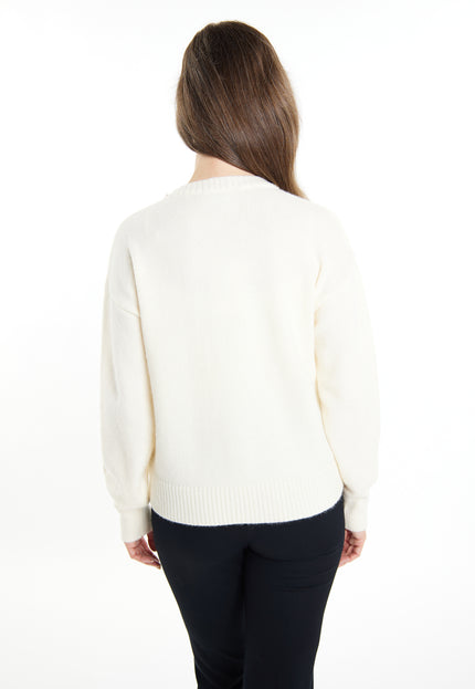 usha Damen Cardigan mit Perlen