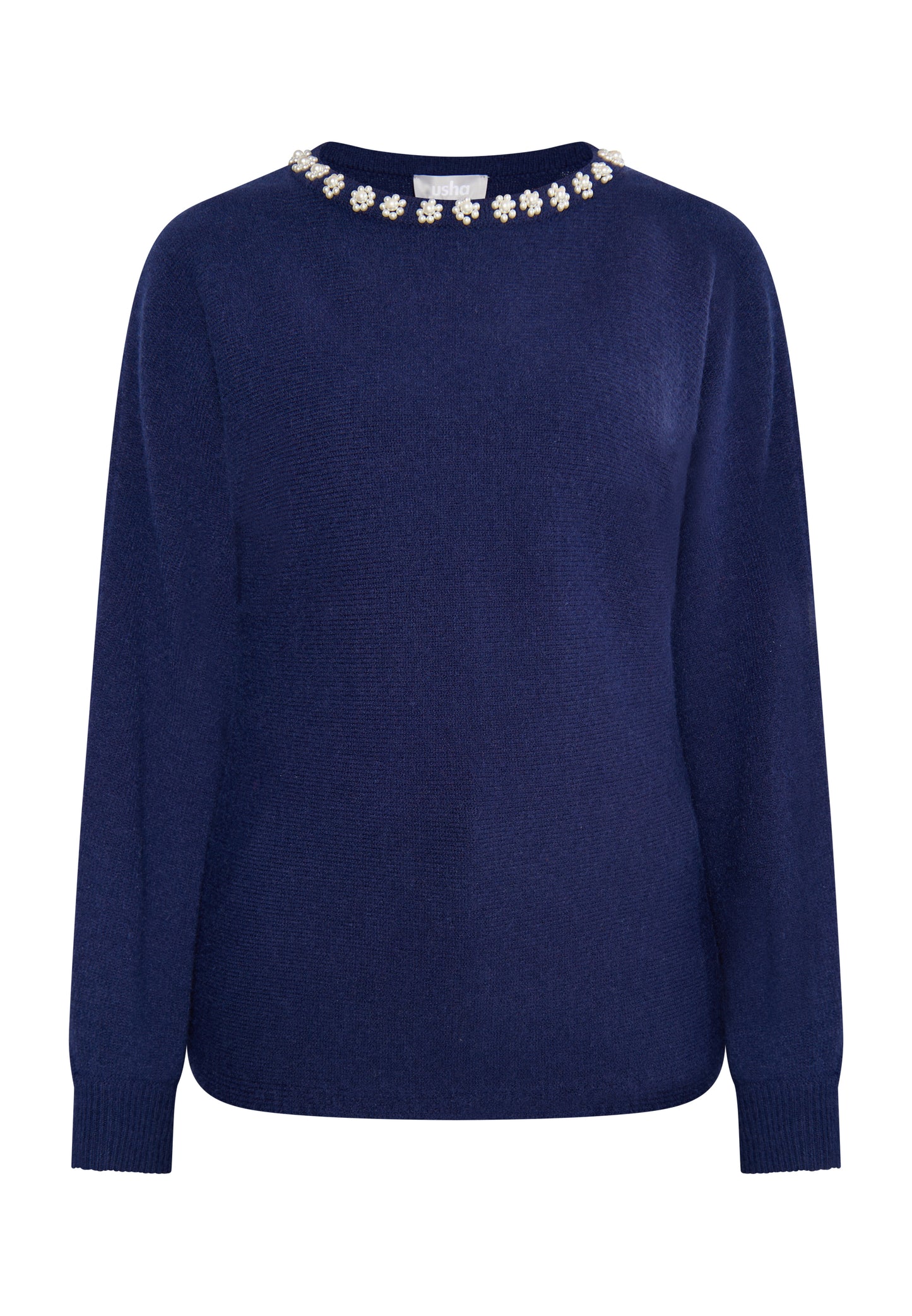 usha Women's Sweater With Pearl