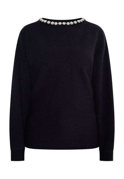 usha Women's Sweater With Pearl