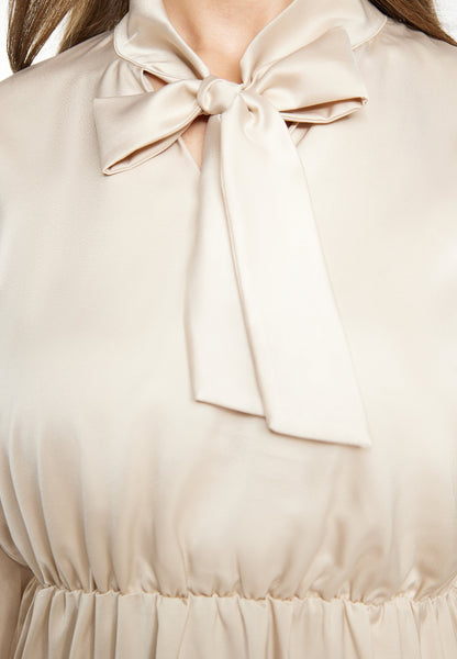 Usha black label Women's Midi Dress With Flounce