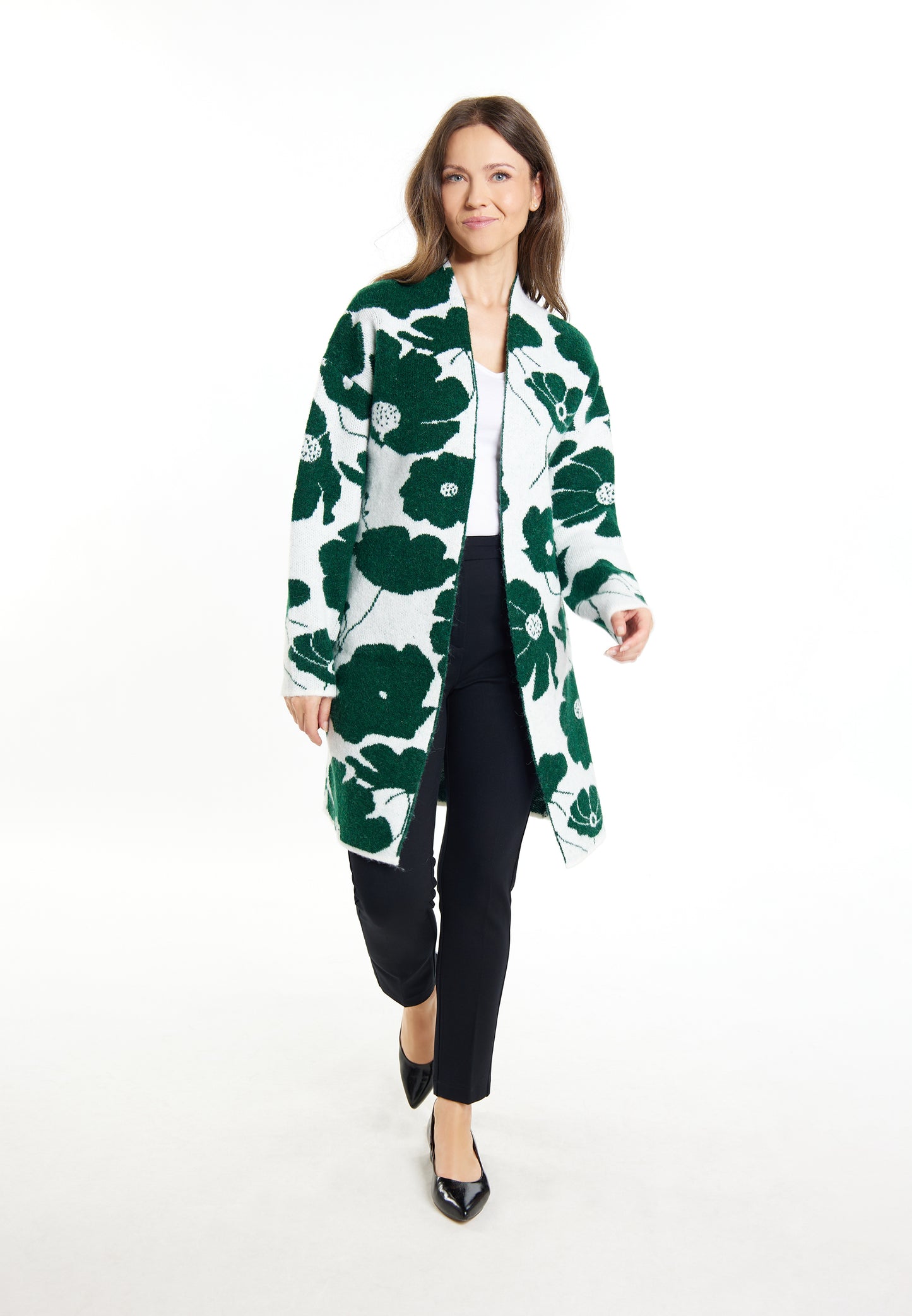 usha Women's Knit Cardigan