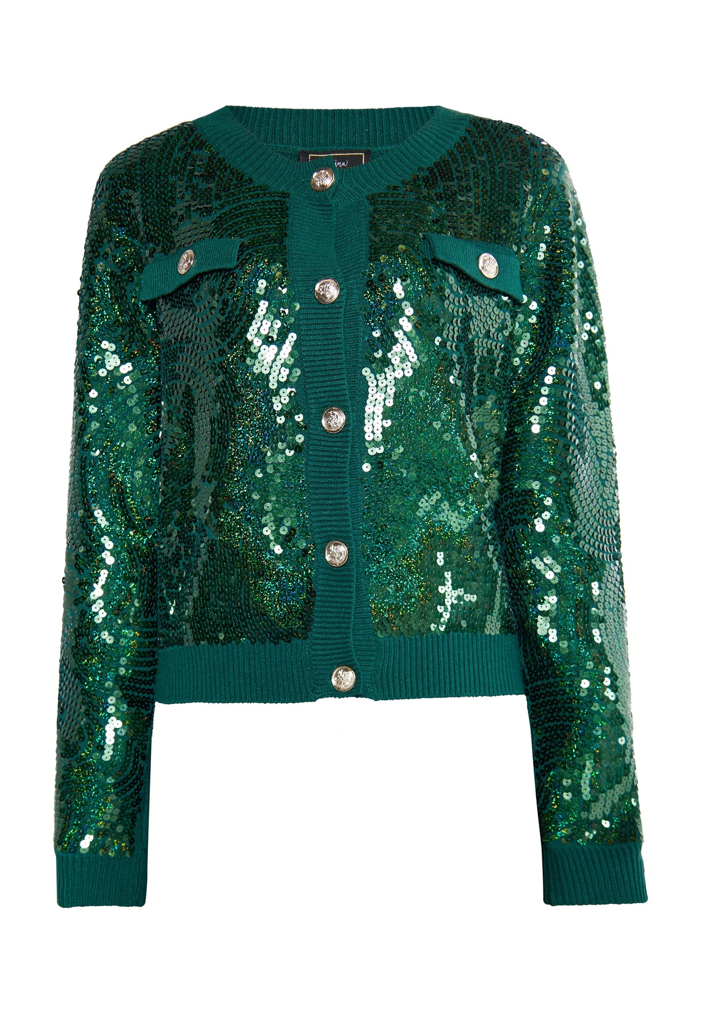 Faina Women's Cardigan With Sequins