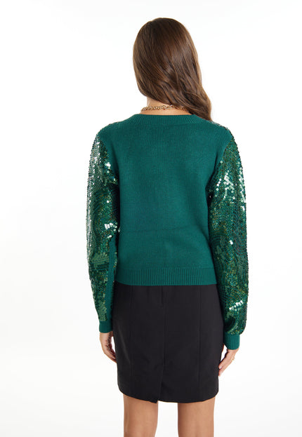 Faina Women's Cardigan With Sequins