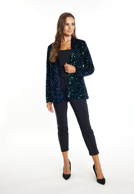 faina Damen Blazer mit Pailletten