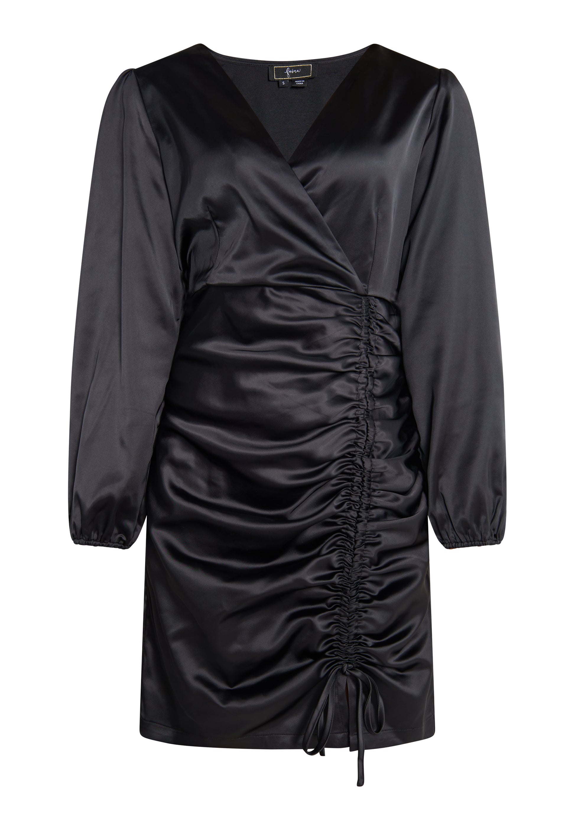 faina Kobiety Satynowa Mini Sukienka