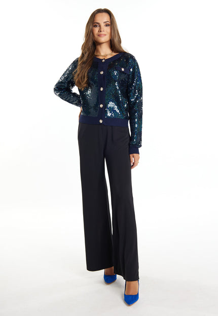 Faina Women's Cardigan With Sequins