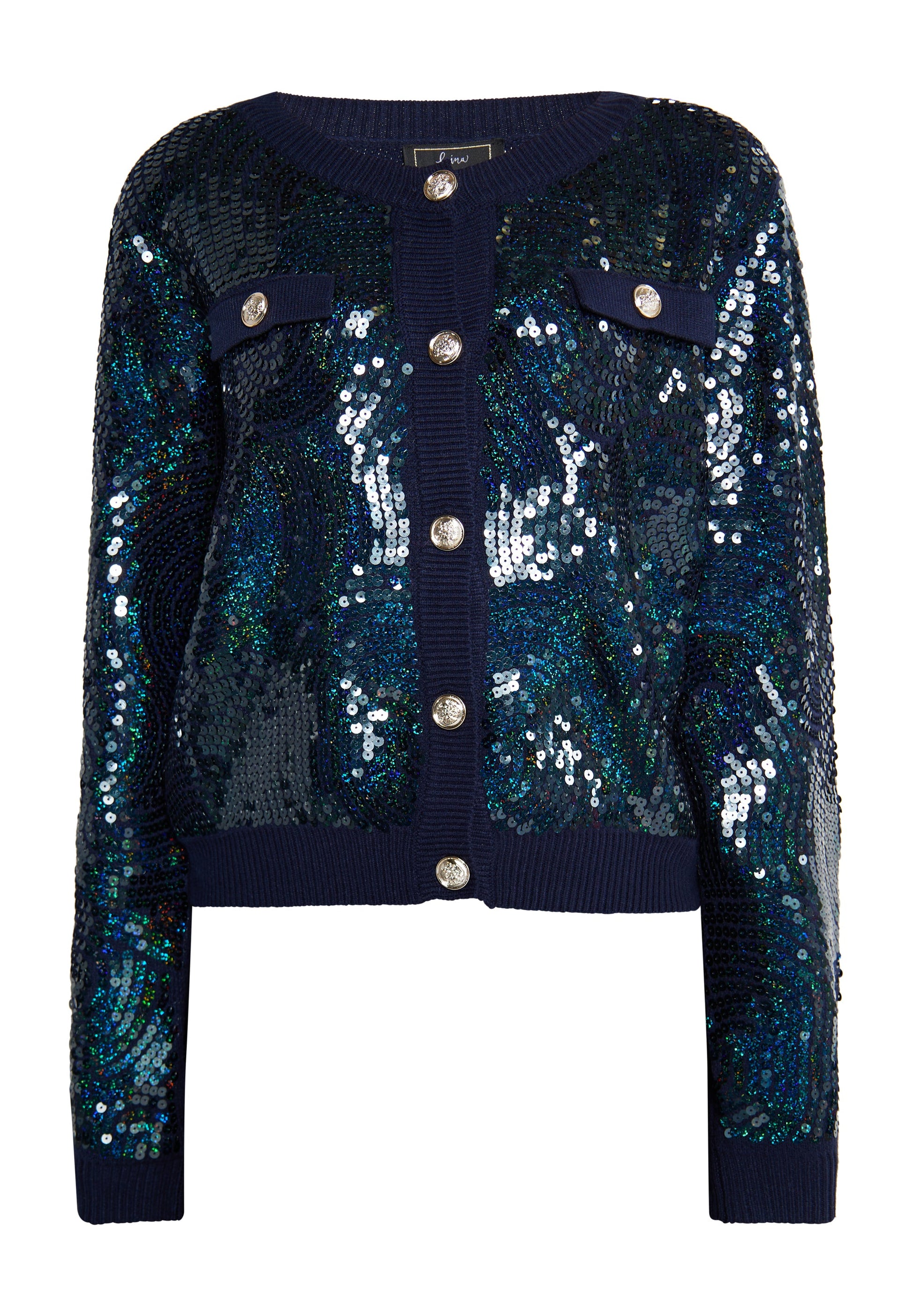 Faina Women's Cardigan With Sequins