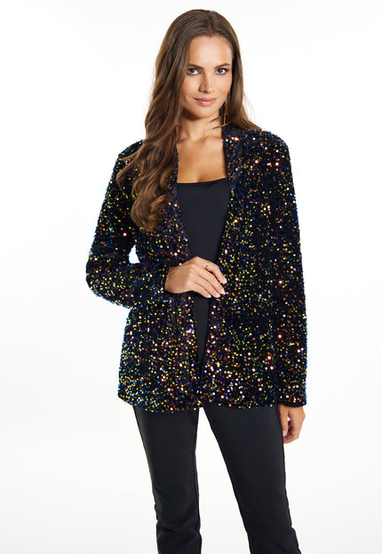 faina Damen Blazer mit Pailletten