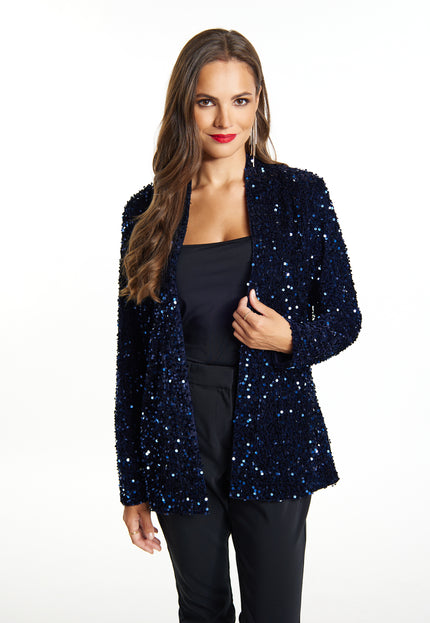 faina Damen Blazer mit Pailletten