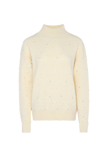 Faina Women's Sweater With Pearls